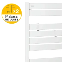 Acova Sèche-serviettes eau chaude en acier Madras blanc 516W