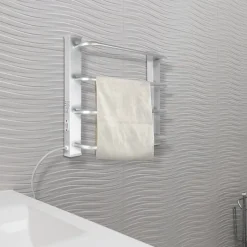Fishtec Sèche-Serviettes Electrique Salle de Bain 60 W