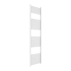 Kiamami Valentina Sèche-Serviettes En Acier Blanc 50X180 Avec 9+9+9+6 Tubes Horizontaux