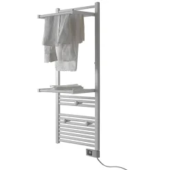 Deltacalor Sèche-serviettes électrique à inertie fluide Papillon2 500W blanc