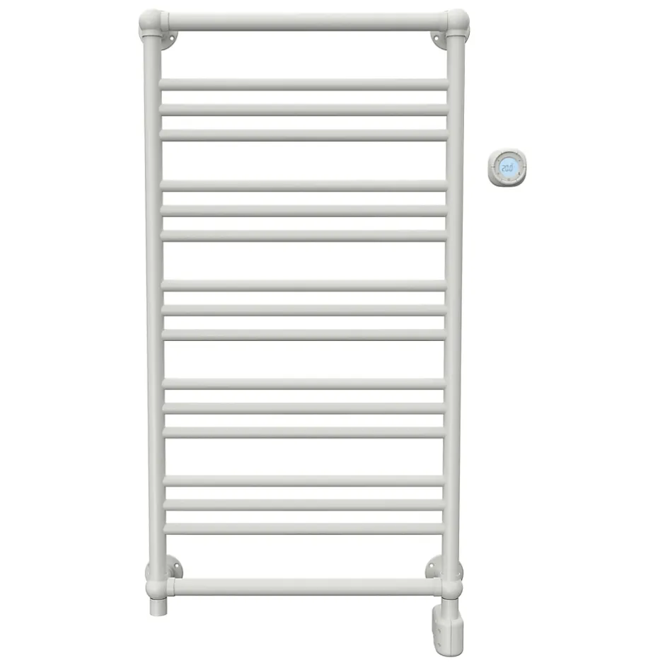 GoodHome Sèche-serviettes électrique à inertie fluide Hyana blanc 500W* Sèche-Serviettes Électrique