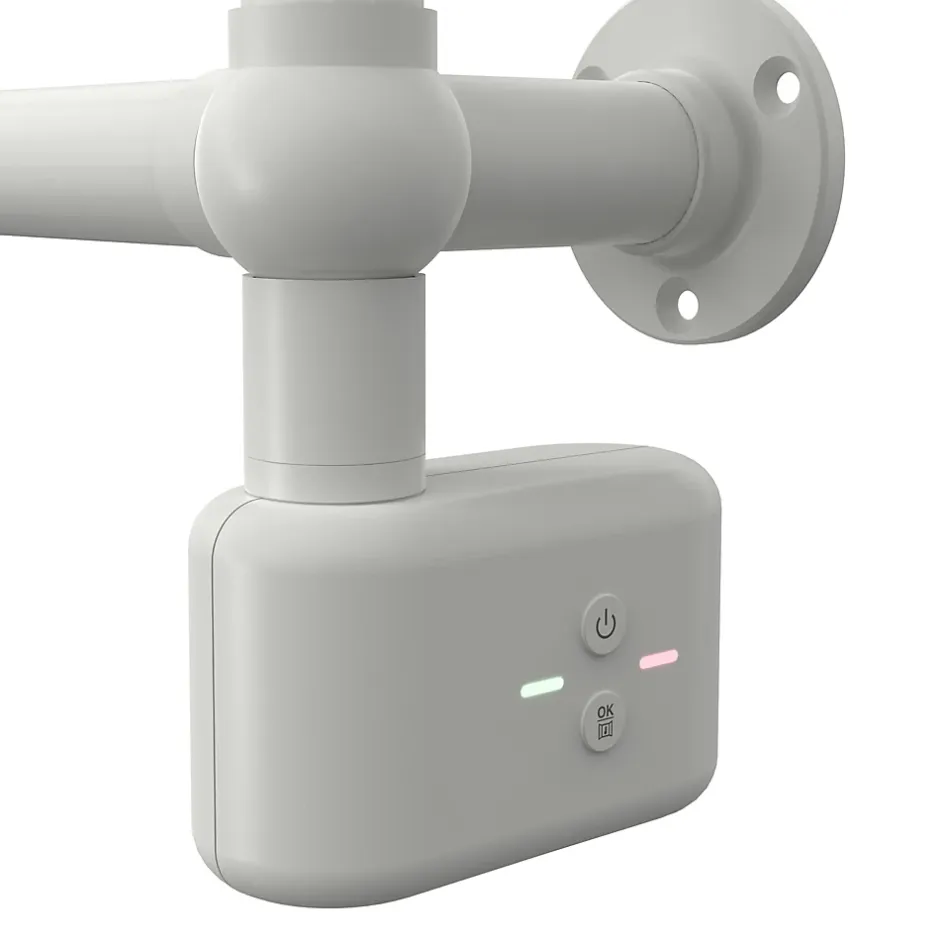 GoodHome Sèche-serviettes électrique à inertie fluide Hyana blanc 500W* Sèche-Serviettes Électrique