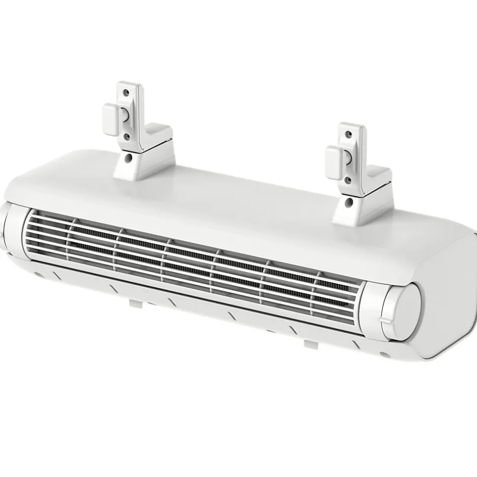 GoodHome Sèche-serviettes électrique Loreto blanc 500W + Soufflerie amovible Acilia blanc 1000W