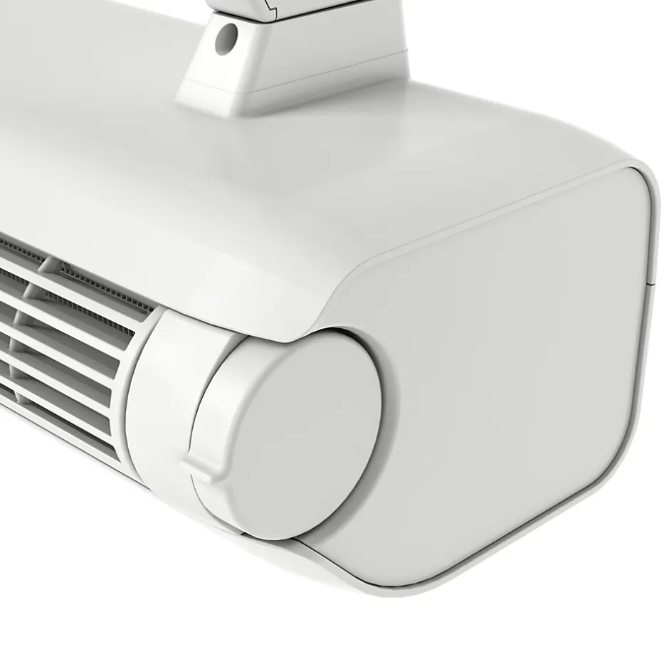 GoodHome Sèche-serviettes électrique Loreto blanc 500W + Soufflerie amovible Acilia blanc 1000W