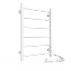 Laris Sèche-serviettes électrique ALFA 400x600 avec minuterie ECO, 95W, Blanc* Sèche-Serviettes Électrique
