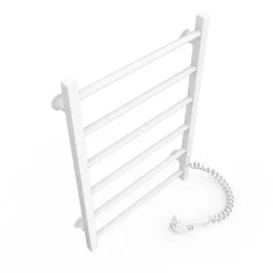 Laris Sèche-serviettes électrique ALFA 400x600 avec minuterie ECO, 95W, Blanc* Sèche-Serviettes Électrique