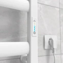 Laris Sèche-serviettes électrique ALFA 400x600 avec minuterie ECO, 95W, Blanc* Sèche-Serviettes Électrique