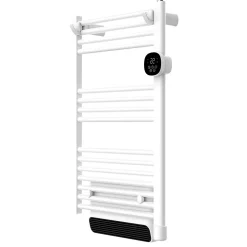 Heallux Sèche-serviettes électrique Aqualea blanc 1500W + soufflerie