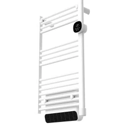 Heallux Sèche-serviettes électrique Aqualea blanc 1500W + soufflerie
