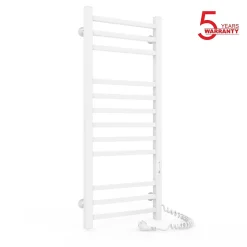 Laris Sèche-serviettes électrique IMIDZ 350x900 avec minuterie ECO, 190W, Blanc* Sèche-Serviettes Électrique