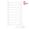 Laris Sèche-serviettes électrique ALFA 500x900 avec minuterie ECO, 185W, Blanc