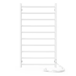 Laris Sèche-serviettes électrique ALFA 500x900 avec minuterie ECO, 185W, Blanc
