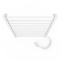 Laris Sèche-serviettes électrique ALFA 500x900 avec minuterie ECO, 185W, Blanc