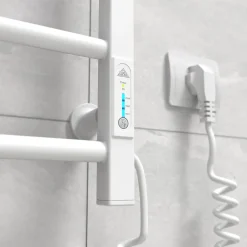 Laris Sèche-serviettes électrique ALFA 500x900 avec minuterie ECO, 185W, Blanc