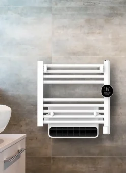 Heallux Séche-serviettes électrique Aqualea 1300W + soufflerie 1000W* Sèche-Serviettes Soufflant