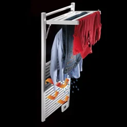 Deltacalor Sèche-serviettes électrique à inertie fluide Stendino 500W noir