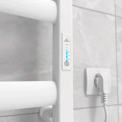 Laris Sèche-serviettes électrique ATLANT 500x700 avec minuterie ECO, 160W, Blanc