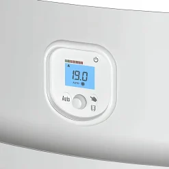 Noirot Sèche-serviettes électrique à inertie sèche Anuri blanc 500W + soufflerie 700W