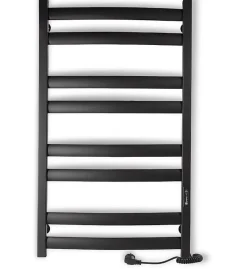Laris Sèche-serviettes électrique ATLANT 500x900 avec minuterie ECO, 210W, Noir* Sèche-Serviettes Électrique