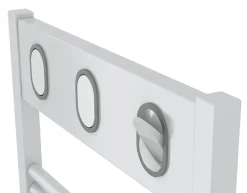 Sauter Sèche-serviettes électrique à inertie fluide Marapi tactile blanc 750W + soufflerie 1000W