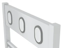 Sauter Sèche-serviettes électrique à inertie fluide Marapi tactile blanc 750W + soufflerie 1000W