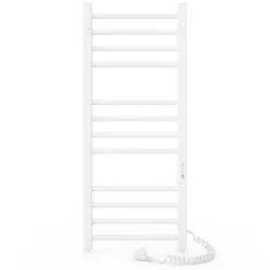 Laris Sèche-serviettes électrique ALFA 500x1200 avec minuterie ECO, 225W, Blanc* Sèche-Serviettes Électrique