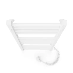 Laris Sèche-serviettes électrique ALFA 500x1200 avec minuterie ECO, 225W, Blanc* Sèche-Serviettes Électrique