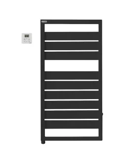 Acova Sèche-serviettes électrique à inertie fluide Astrakan noir 500W