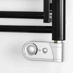 Deltacalor Sèche-serviettes électrique à inertie fluide Papillon1 150W noir