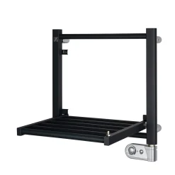 Deltacalor Sèche-serviettes électrique à inertie fluide Papillon1 150W noir