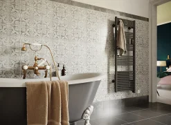 Sauter Sèche-serviettes électrique à inertie fluide Marapi tactile anthracite 750W + soufflerie 1000W* Sèche-Serviettes Soufflant