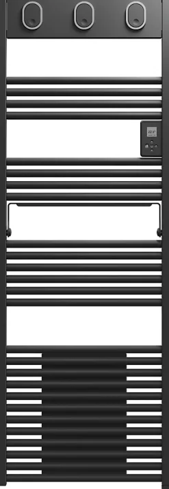 Sauter Sèche-serviettes électrique à inertie fluide Marapi tactile anthracite 750W + soufflerie 1000W* Sèche-Serviettes Soufflant