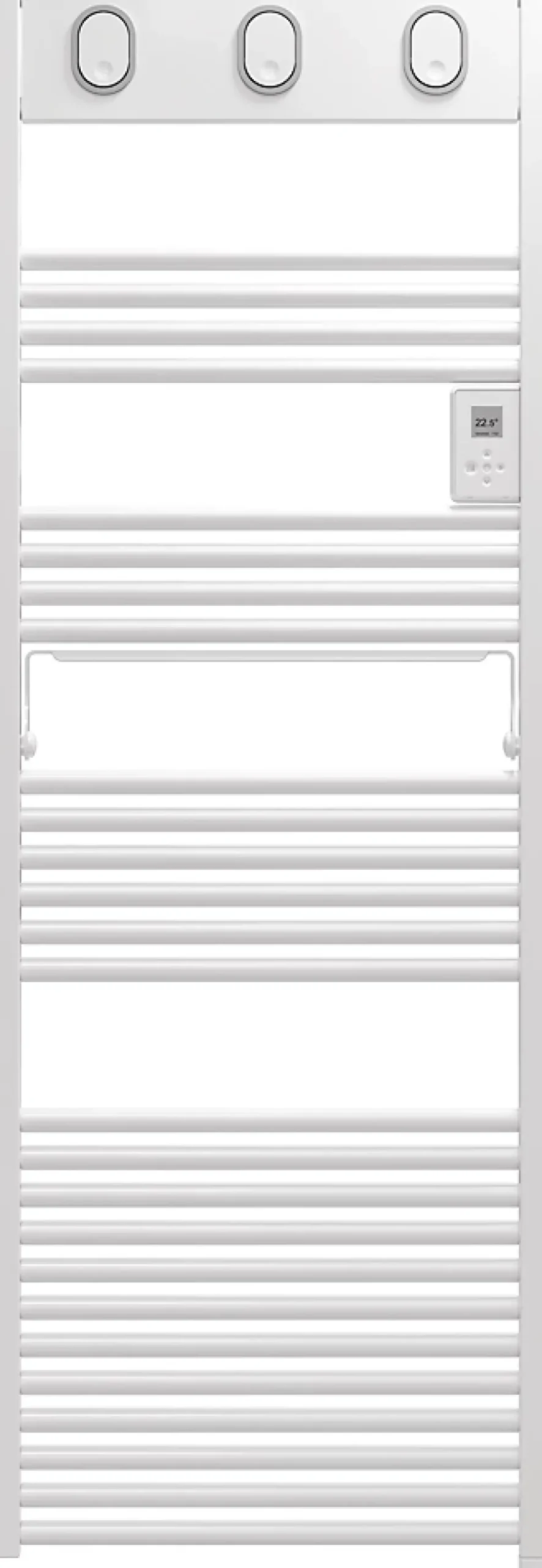 Sauter Sèche-serviettes électrique à inertie fluide Marapi tactile blanc 750W