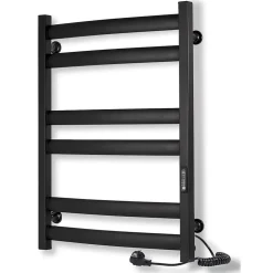 Laris Sèche-serviettes électrique ATLANT 500x700 avec minuterie ECO, 160W, Noir* Sèche-Serviettes Électrique