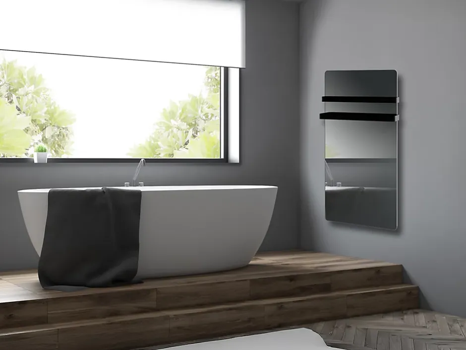 Carrera Sèche-serviettes électrique Silam air 1000W miroir