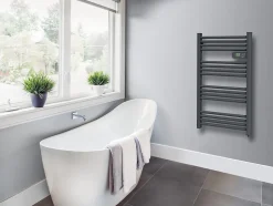 Carrera Sèche-serviettes électrique à inertie sèche Alani 750W gris anthracite