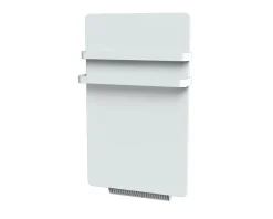 Carrera Sèche-serviettes électrique à inertie sèche Silam + Air 1400W + soufflerie 900W blanc