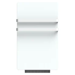 Carrera Sèche-serviettes électrique à inertie sèche Silam + Air 1400W + soufflerie 900W blanc
