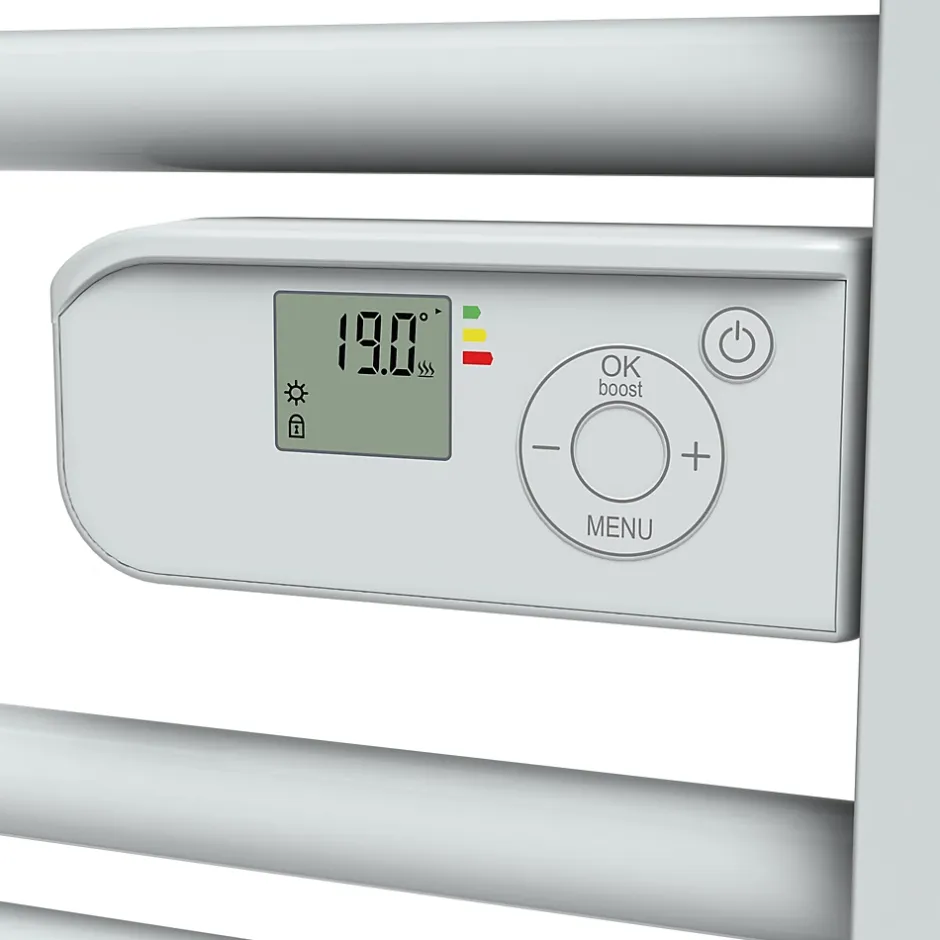 Carrera Sèche-serviettes électrique à inertie sèche Alani blanc 500W