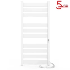 Laris Sèche-serviettes électrique GEFEST PREMIUM 500x1200 avec minuterie ECO, 380W, Blanc* Sèche-Serviettes Électrique