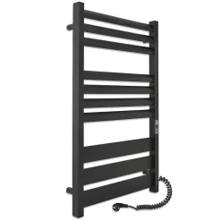 Laris Sèche-serviettes électrique LAVINA 500x900 avec minuterie ECO, 280W, Noir