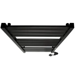Laris Sèche-serviettes électrique LAVINA 500x900 avec minuterie ECO, 280W, Noir