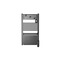 Noirot Sèche-serviettes électrique 500 W noir à inertie fluide + soufflerie 1000 W - Actibain* Sèche-Serviettes Soufflant