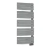 Deltacalor Sèche-serviettes électrique asymétrique 750W gris clair 7.5m²* Sèche-Serviettes Électrique