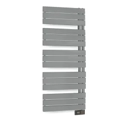Deltacalor Sèche-serviettes électrique asymétrique 750W gris clair 7.5m²* Sèche-Serviettes Électrique