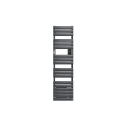 Atlantic Sèche-serviettes électrique Adélis étroit avec soufflerie graphite 1750W