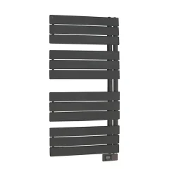 Deltacalor Sèche-serviettes électrique asymétrique 500W anthracite 5m²