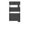 Sauter Sèche-serviettes électrique à inertie fluide Asama connectable anthracite 500W* Sèche-Serviettes Électrique