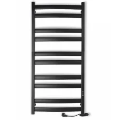 Laris Sèche-serviettes électrique ATLANT 500x1200 avec minuterie ECO, 300W, Noir