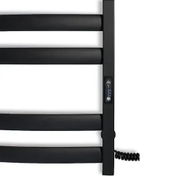 Laris Sèche-serviettes électrique ATLANT 500x1200 avec minuterie ECO, 300W, Noir